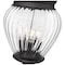 Z-Lite Davina 4 Light Outdoor Post Mounted Fixture, 12in. W x 143.25in. H, Black 5016PHBR-5009P120-BK - alternate 3